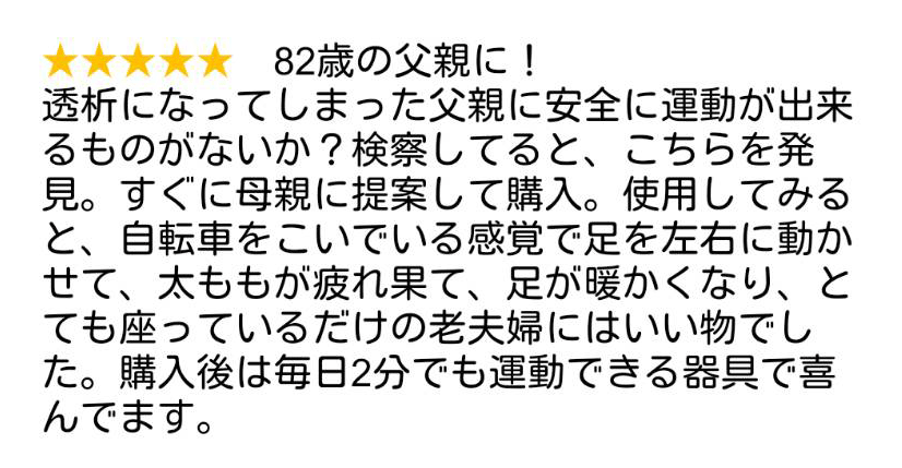 82歳の父親に！